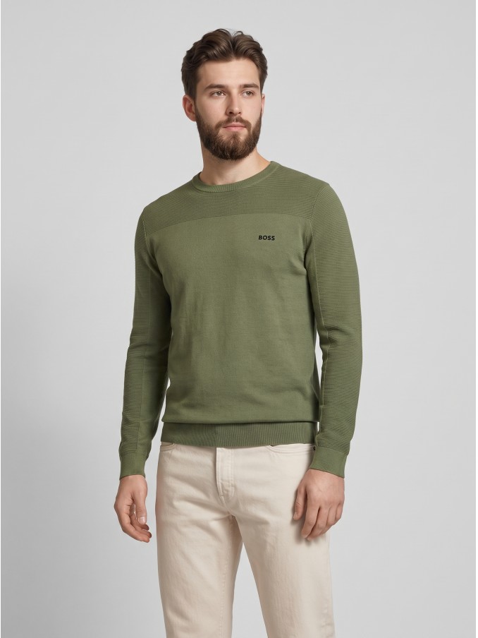Sueter Hombre Verde Boss