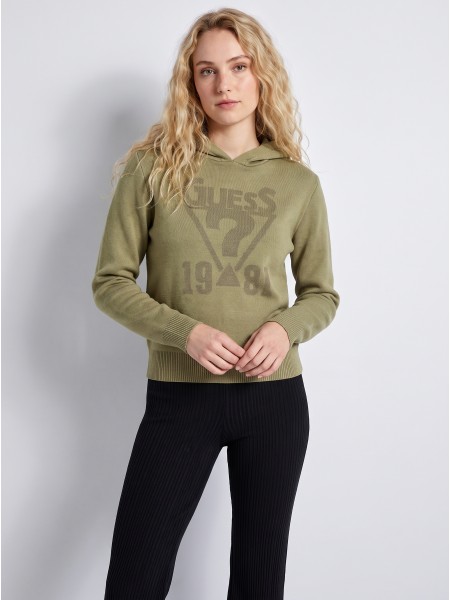 Sweatshirt Niño Tropa Verde Guess Sweatshirt Niño Tropa Verde Guess