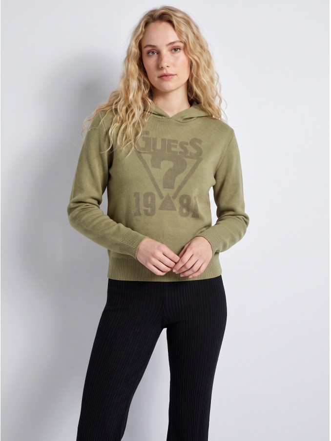 Sweatshirt Niño Tropa Verde Guess