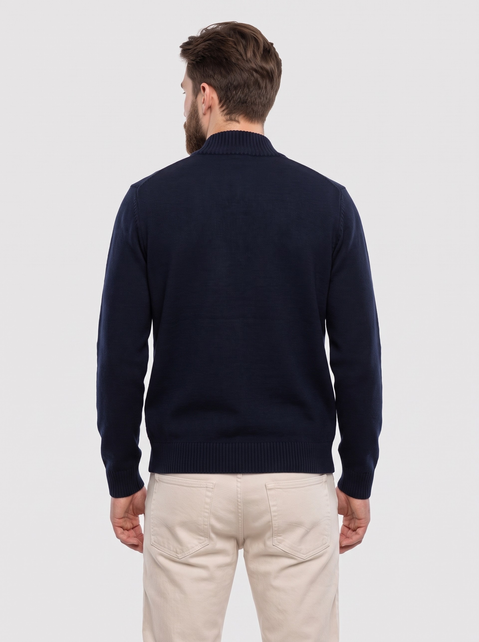 Jacket Man Navy Blue Lion Of Porches