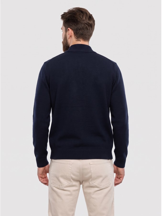 Jacket Man Navy Blue Lion Of Porches