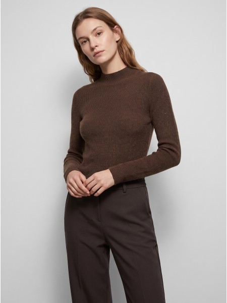 Pullover Woman Brown Lion Of Porches