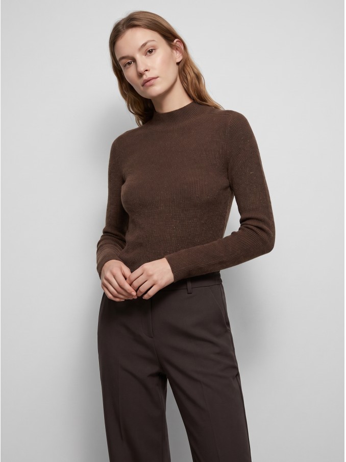 Pullover Woman Brown Lion Of Porches