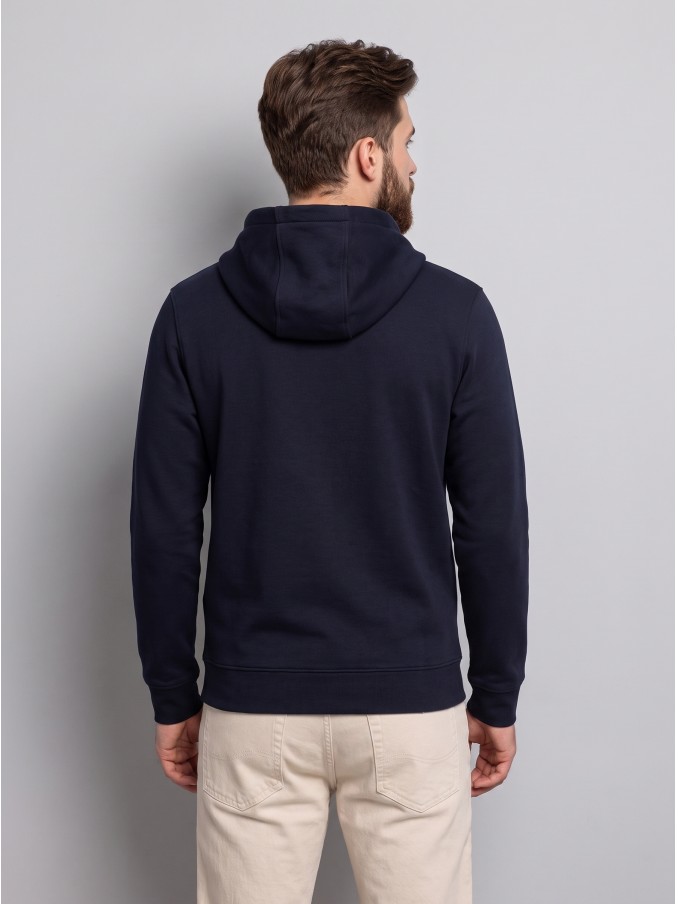 Sweatshirt Man Navy Blue Guess