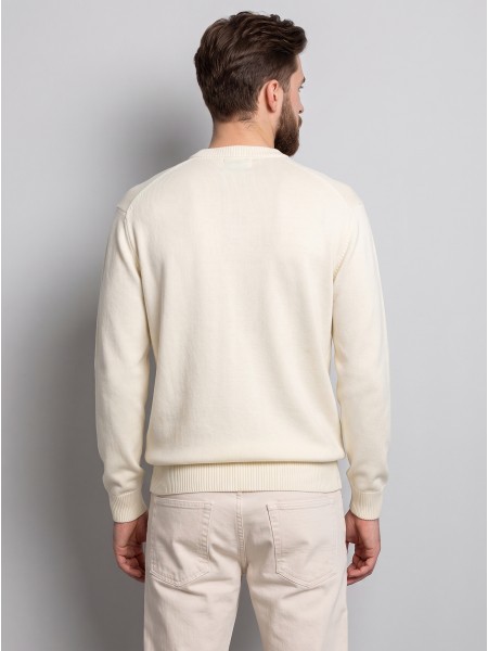 Pullover Man Cream Guess