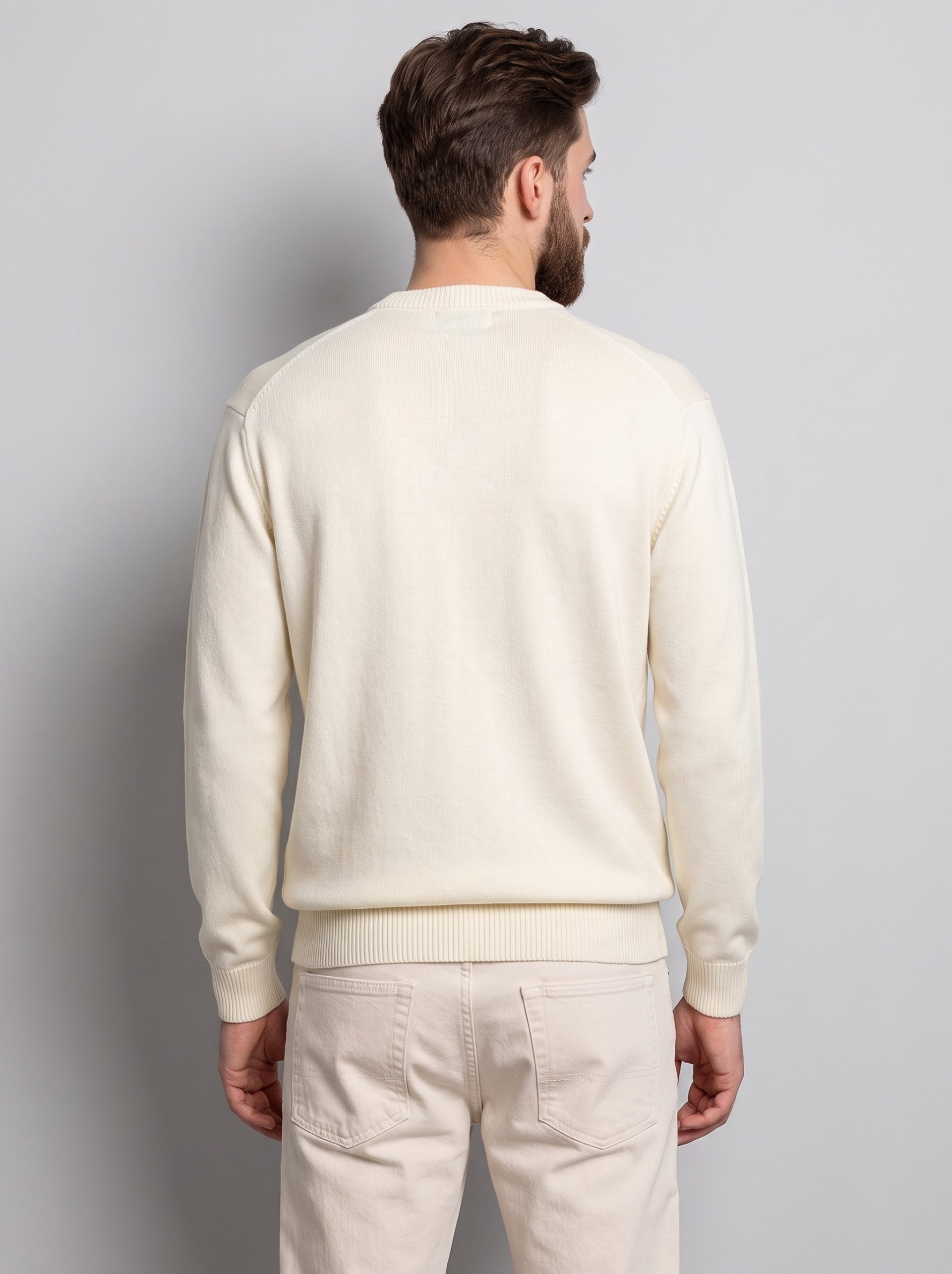 Pullover Man Cream Guess