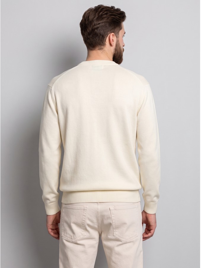 Pullover Man Cream Guess