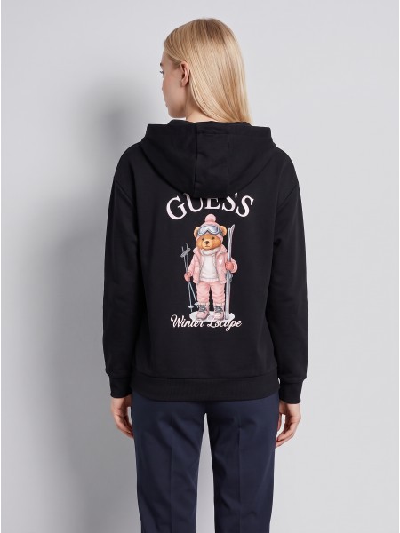 Sweatshirt Guess Mulher Fabrizia Hoodie Sweatshirt