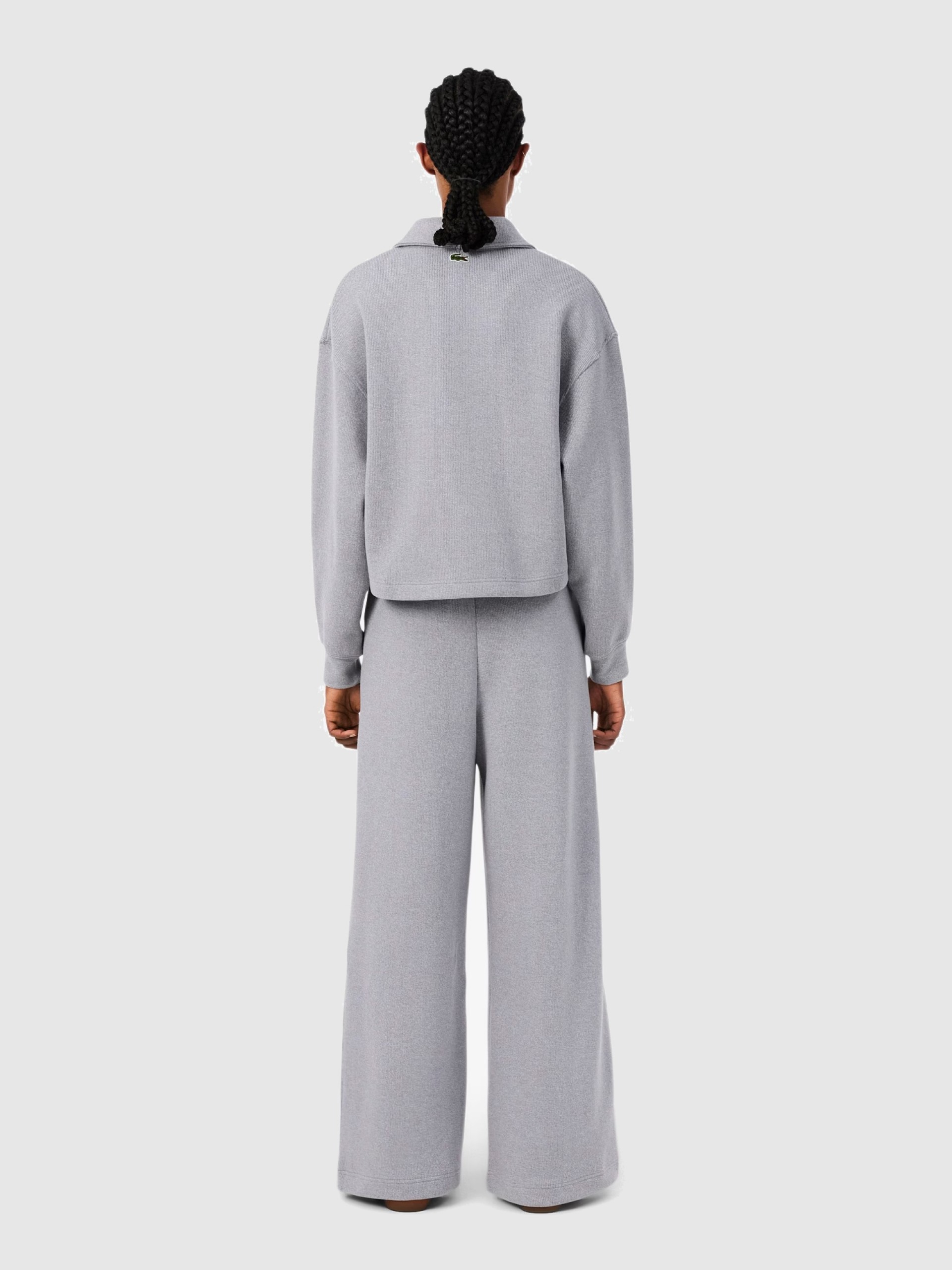 Pants Woman Light Gray Lacoste