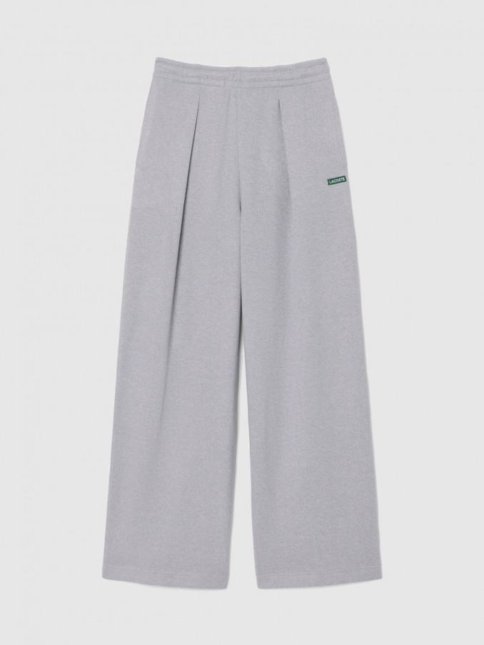Pants Woman Light Gray Lacoste
