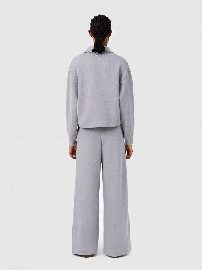 Pants Woman Light Gray Lacoste