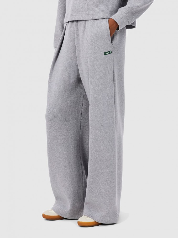 Pants Woman Light Gray Lacoste