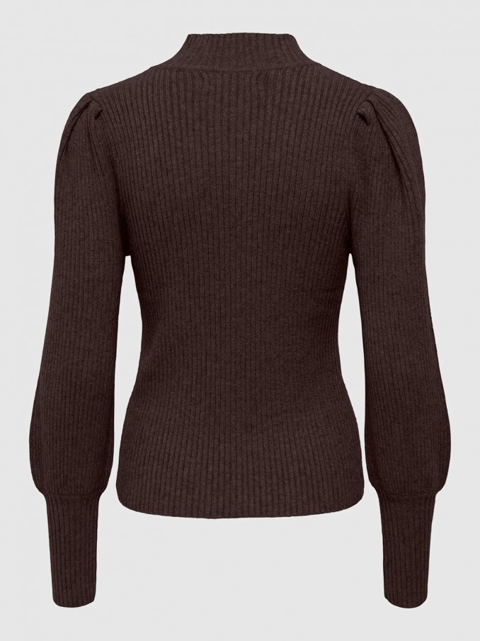 Camisón Mujer Castaño Oscuro Only