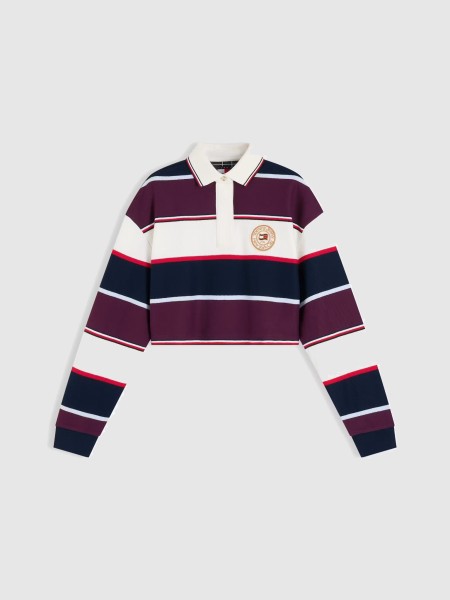 Camisola Tommy Jeans Mulher Tjw Crp Stripe Rugby
