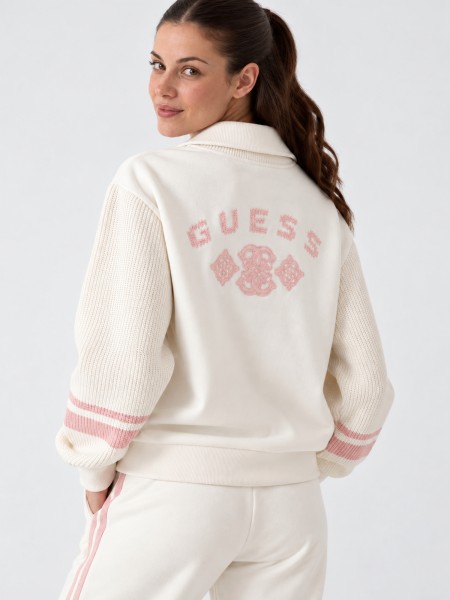Sweatshirt Guess Mulher Fabrizia Half-Zip Sweatshirt