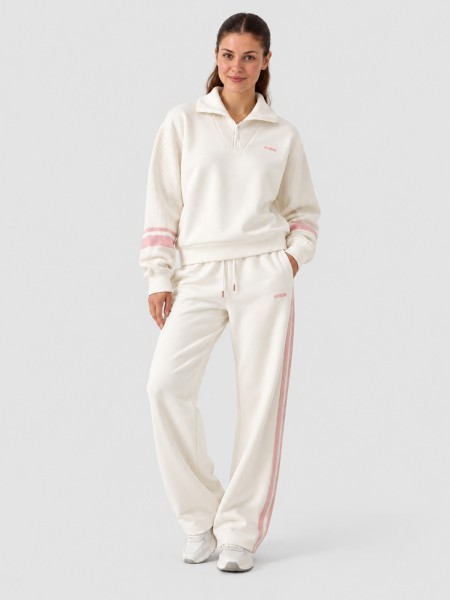 Sweatshirt Guess Mulher Fabrizia Half-Zip Sweatshirt