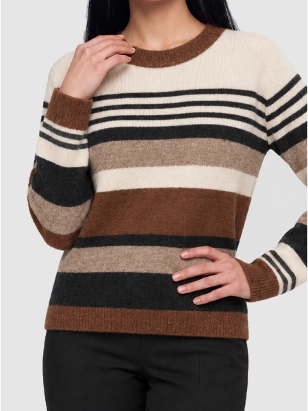 Camisola Vero Moda Mulher Vmplaza Ls Block Pullover Ga Boo