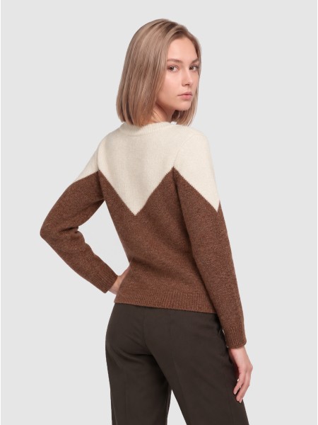 Camisola Vero Moda Mulher Vmplaza Ls Block Pullover Ga Boo