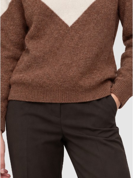 Camisola Vero Moda Mulher Vmplaza Ls Block Pullover Ga Boo