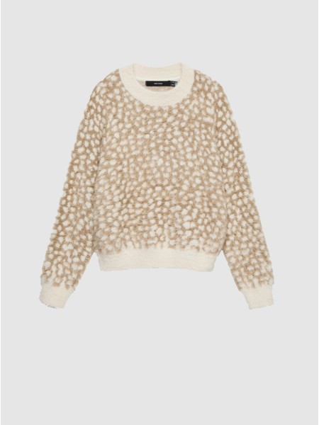 Camisola Vero Moda Mulher Vmjungle Ls O-Neck Pullover Boo