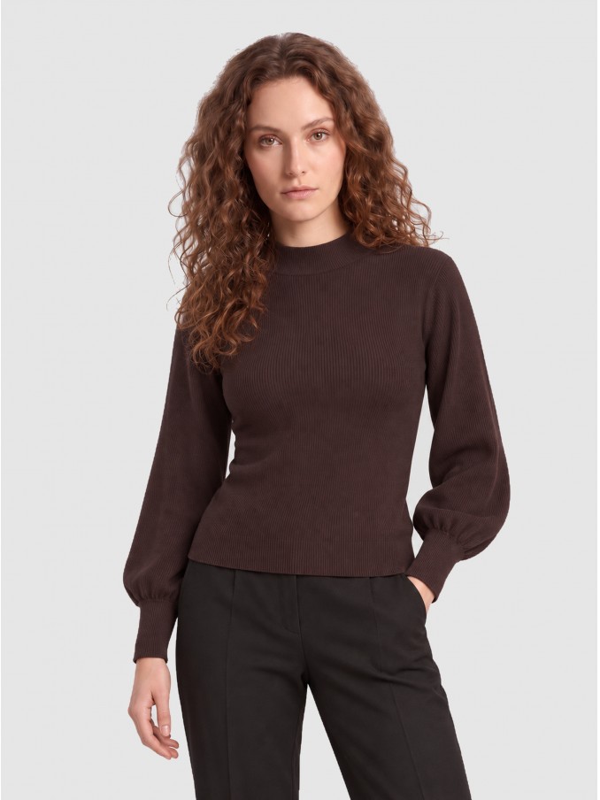 Sueter Mujer Castaño Oscuro Vero Moda