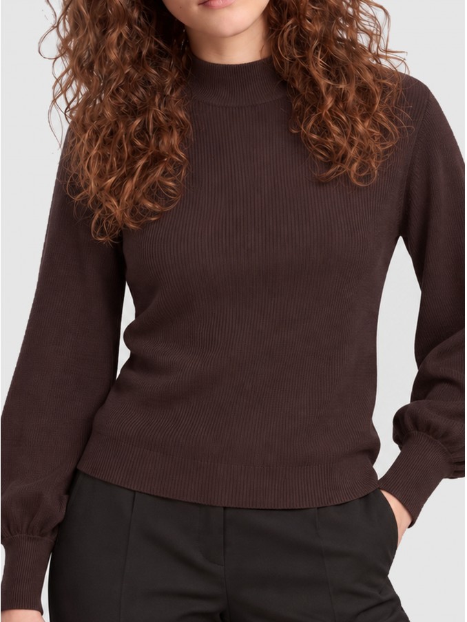 Sueter Mujer Castaño Oscuro Vero Moda