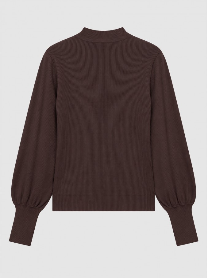 Sueter Mujer Castaño Oscuro Vero Moda