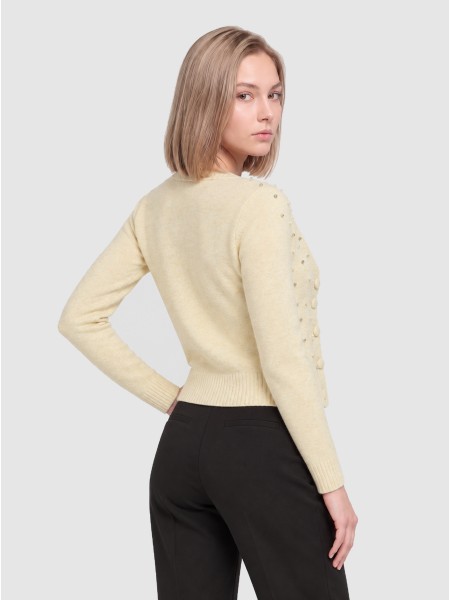 Jacket Woman Beige Only