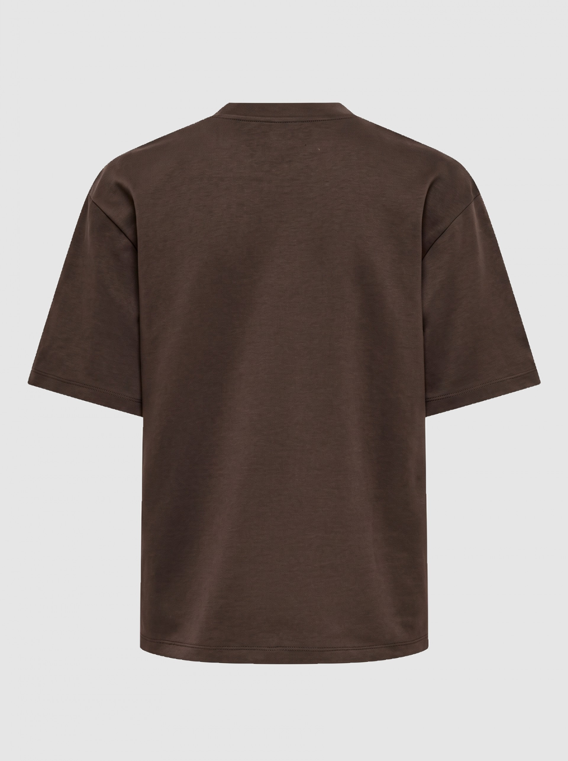 Camiseta Mujer Castaño Oscuro Only