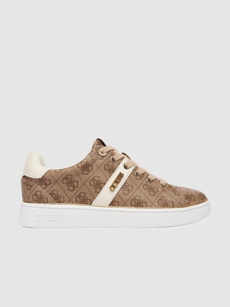 Sneakers Woman Beige Guess
