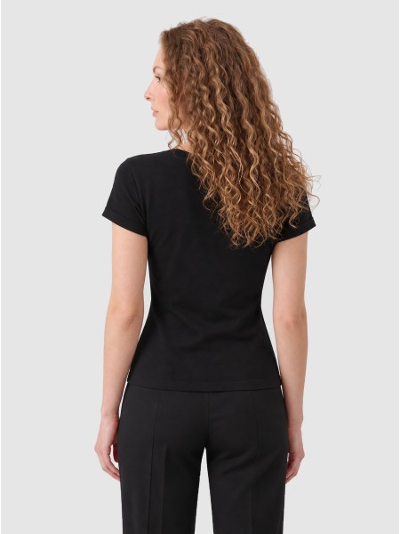 T-Shirt Guess Mulher Ss Cn Round 4G Degrade Hotfix