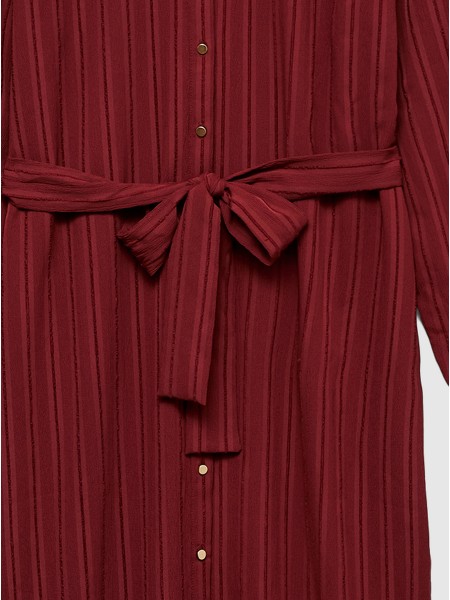 Vestido Mujer Burdeos Vero Moda Vestido Mujer Burdeos Vero Moda