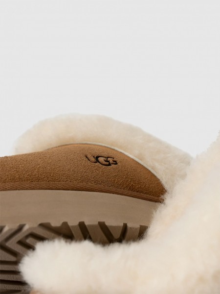 Chanclas Mujer Camello Ugg