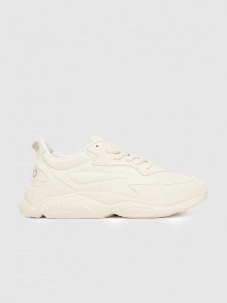 Sneakers Woman Cream Hugo Boss