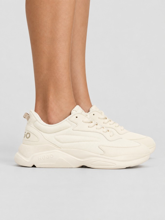 Sneakers Woman Cream Hugo Boss