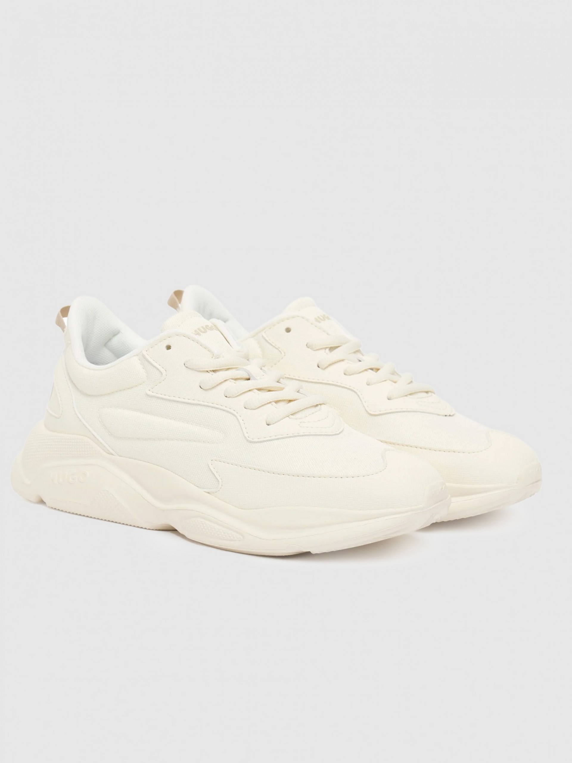 Sneakers Woman Cream Hugo Boss