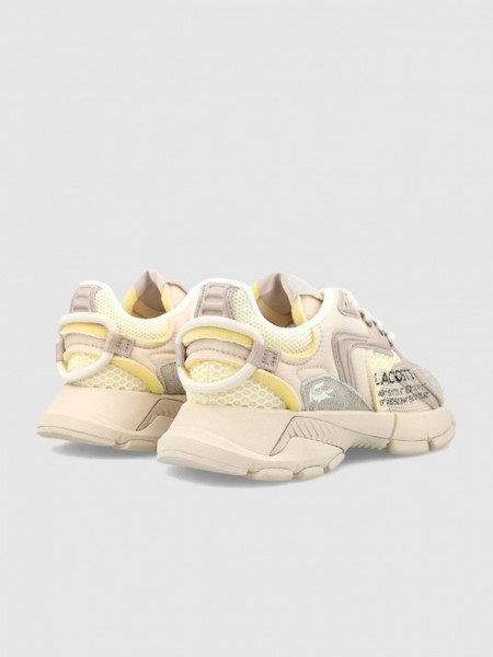 Sneakers Woman Cream Lacoste Sneakers Woman Cream Lacoste