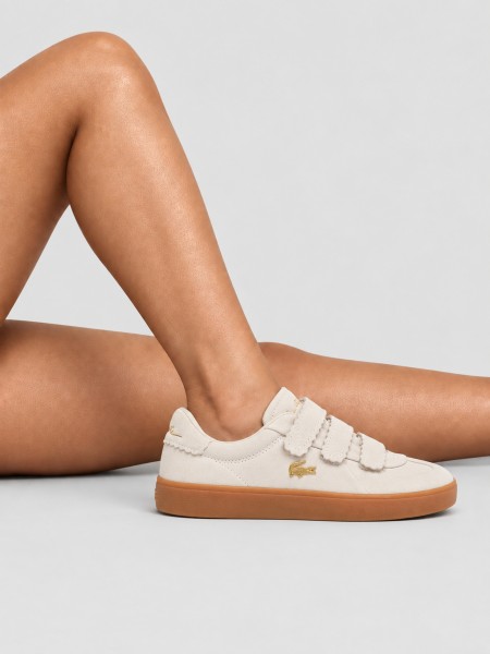 Sapatilha Lacoste Mulher Womens Baseshot Pro Strap Sneakers