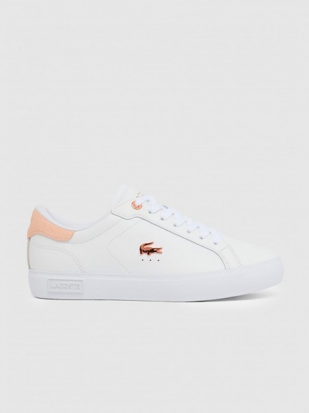Sapatilha Lacoste Mulher Womens Powercourt Sneakers Blush Pack