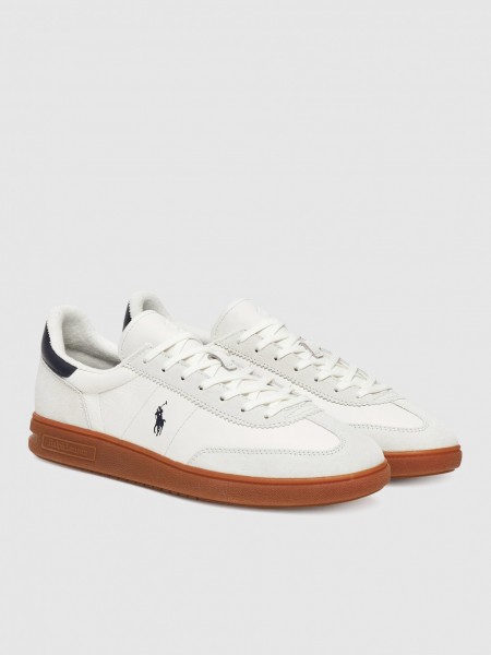 Sapatilha Ralph Lauren Homem Bedford Pp-Sneakers-Low Top Lace