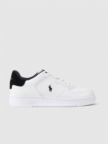 Sapatilha Ralph Lauren Homem Masters Crt-Sneakers-Low Top
