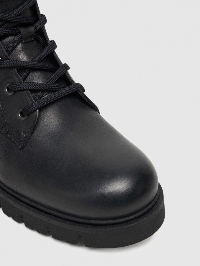 Boots Woman Black Tommy Jeans