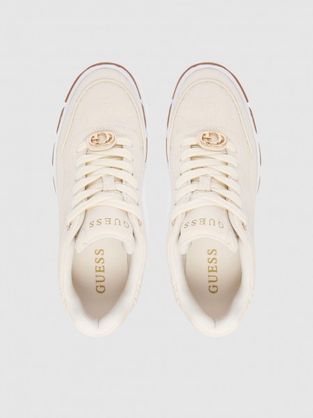 Sneakers Woman Beige Guess