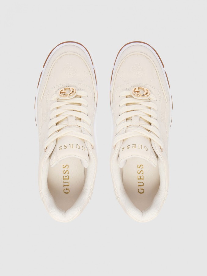 Sneakers Woman Beige Guess