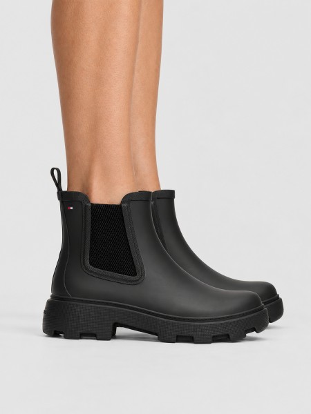 Botas Mujer Negro Tommy Jeans