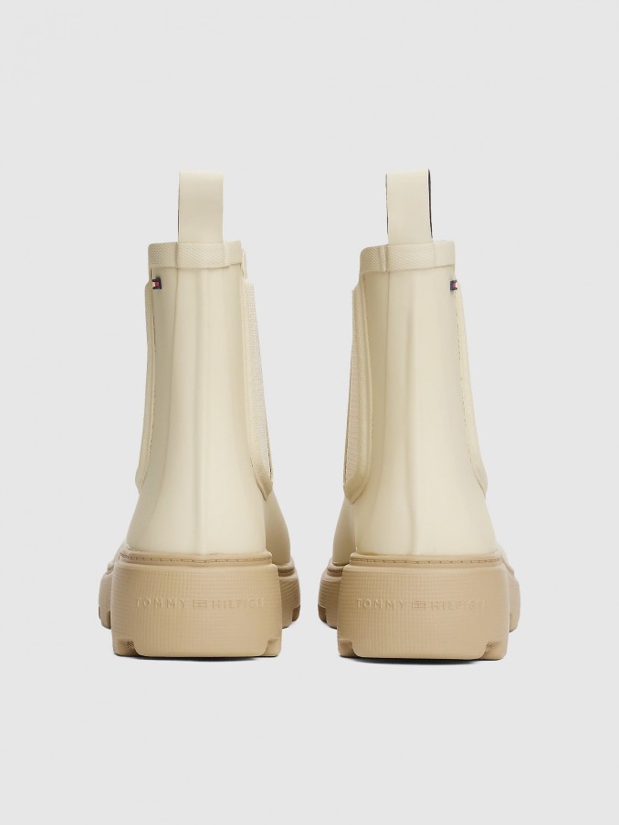 Botas Mujer Beige Tommy Jeans