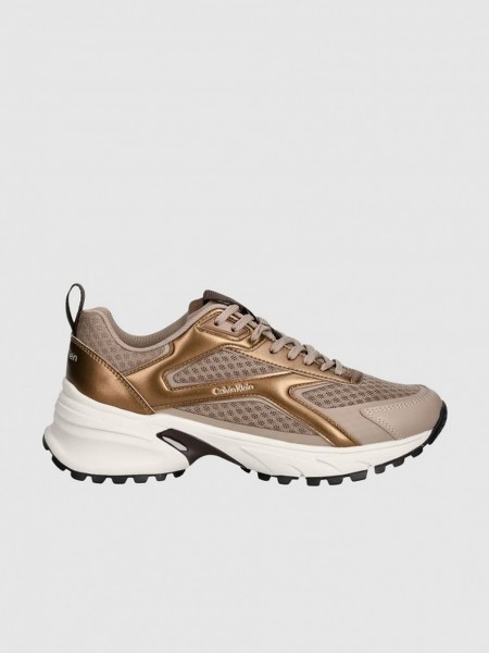 Sapatilha Calvin Klein  Mulher Hike Run Ckstripe Mesh Met