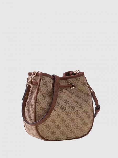Mala Guess Mulher Samantha Mini Drwstrn Bucket