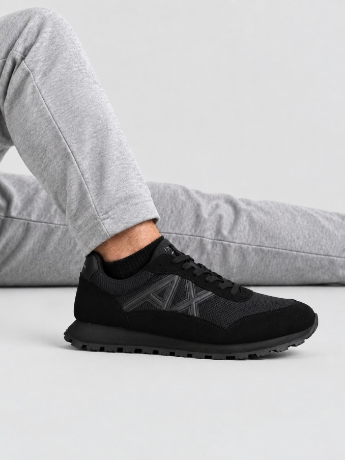 Sneakers Man Black Armani Exchange