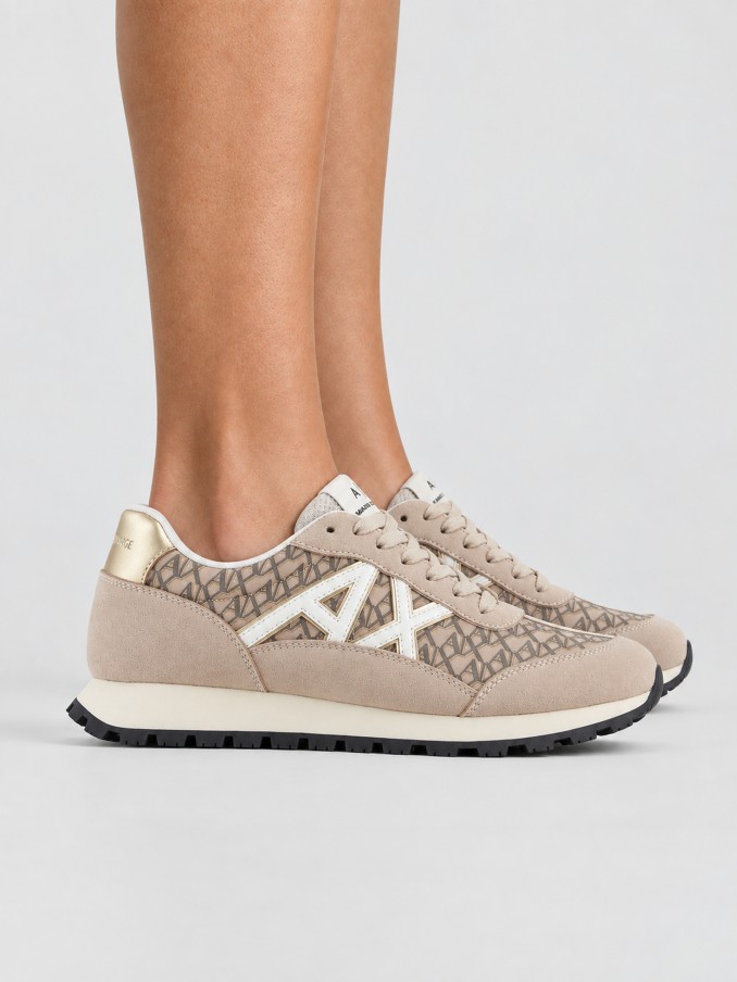 Sneakers Woman Cream Armani Exchange